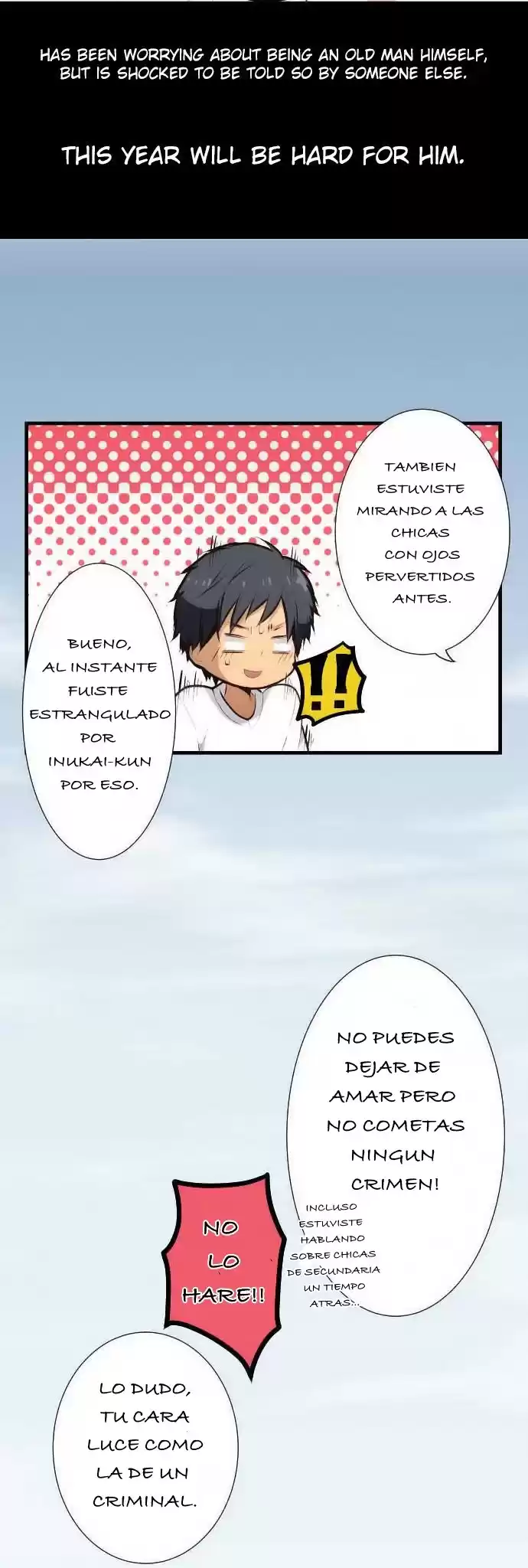 ReLIFE Capitulo 30: 3°AÑO 3 CLASE DE LA SECUNDARIA AOBA página 6