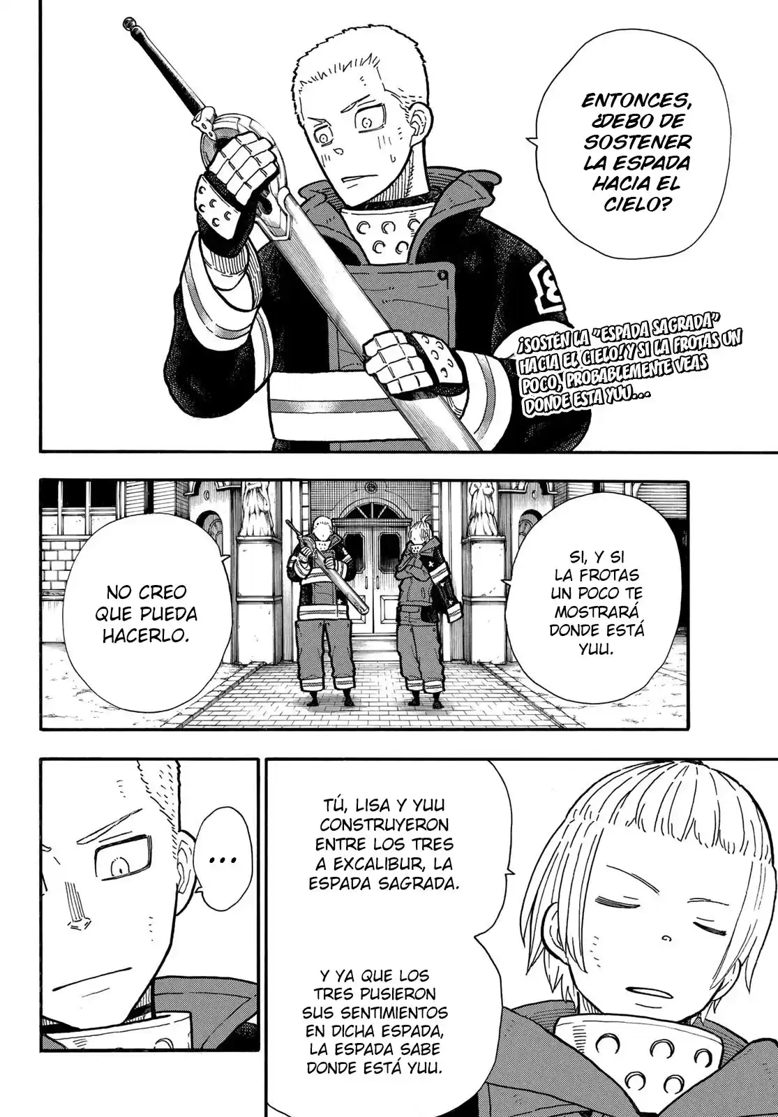 Enen no Shouboutai Capitulo 262: El Juramento Con La Espada página 3