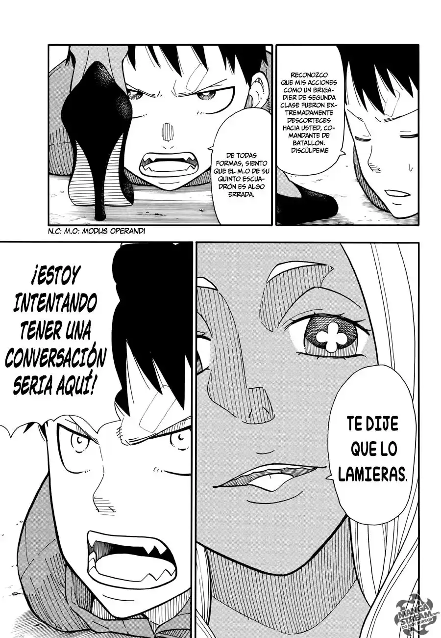 Enen no Shouboutai Capitulo 12: El escuadrón 5 y el Escuadrón 8 página 7