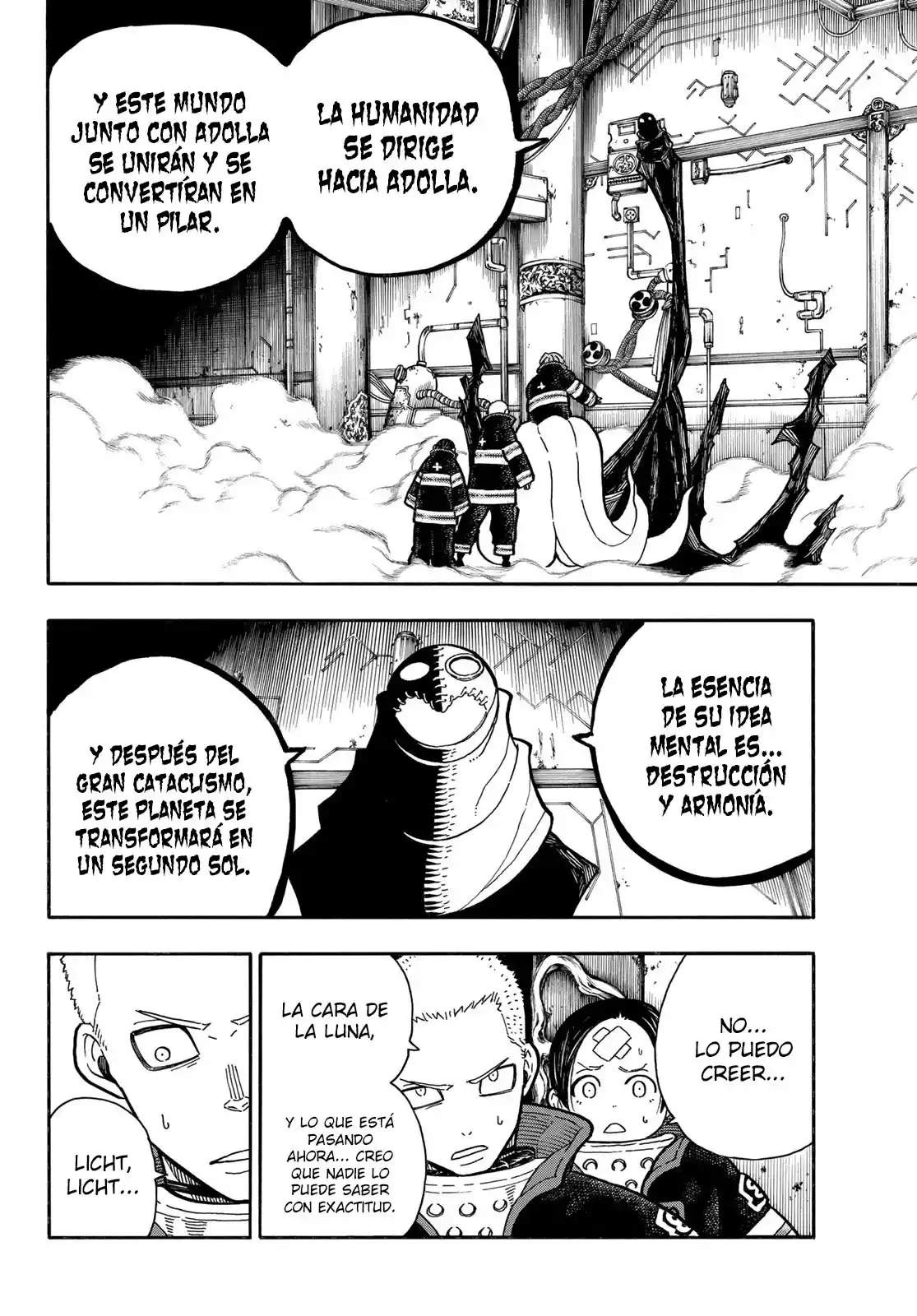 Enen no Shouboutai Capitulo 247: 250 Años de Obsesión página 4