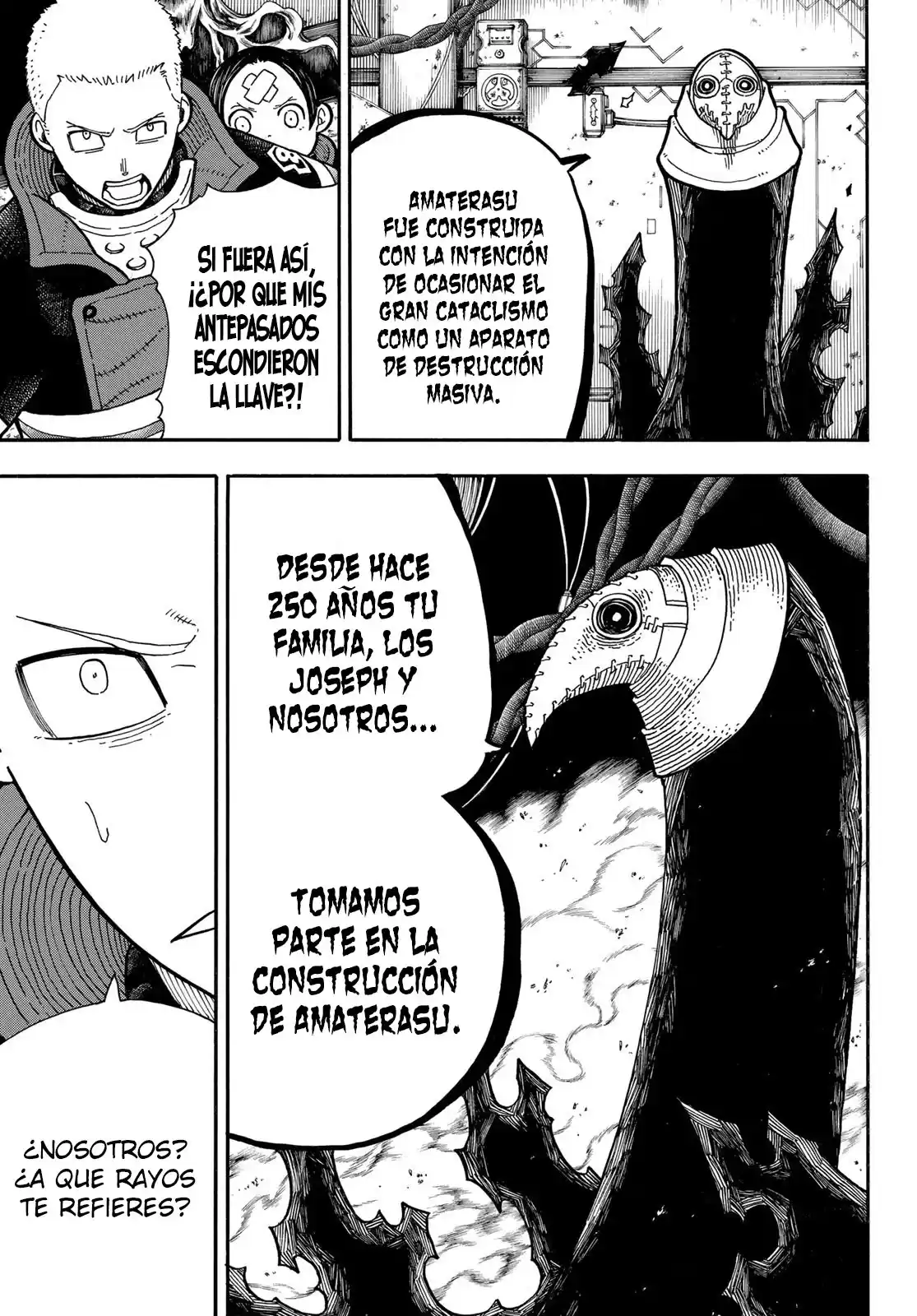 Enen no Shouboutai Capitulo 247: 250 Años de Obsesión página 7