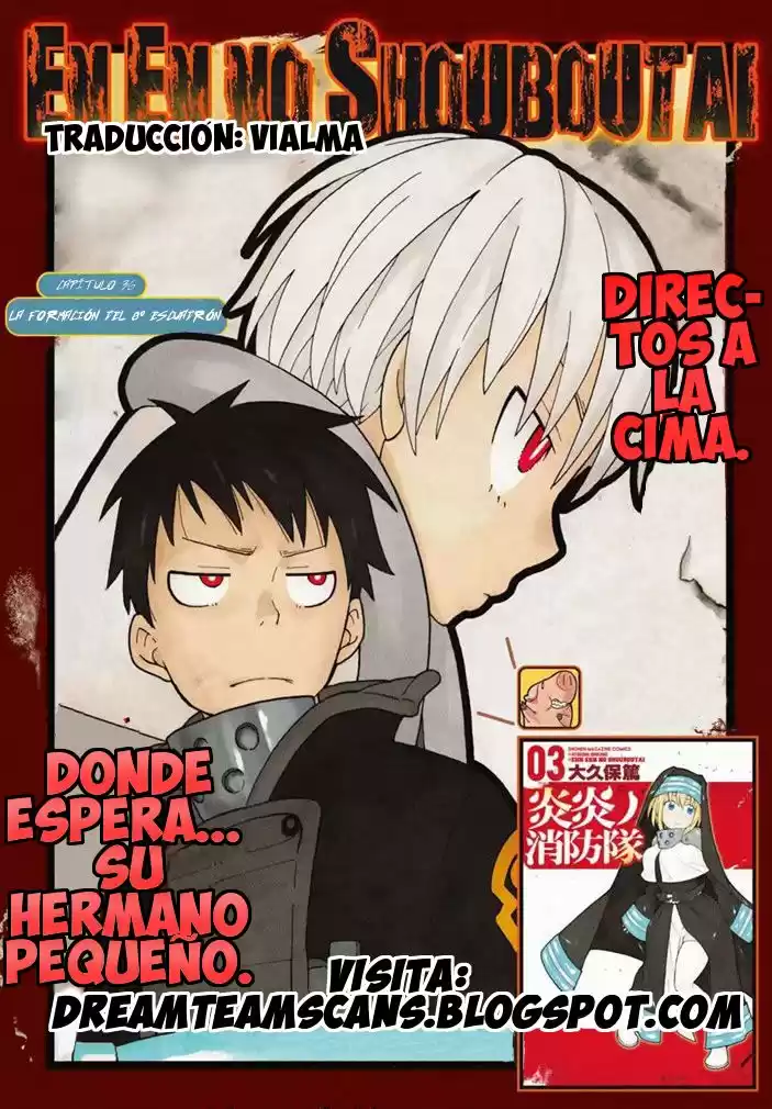 Enen no Shouboutai Capitulo 36: La formación del octavo escuadrón página 2