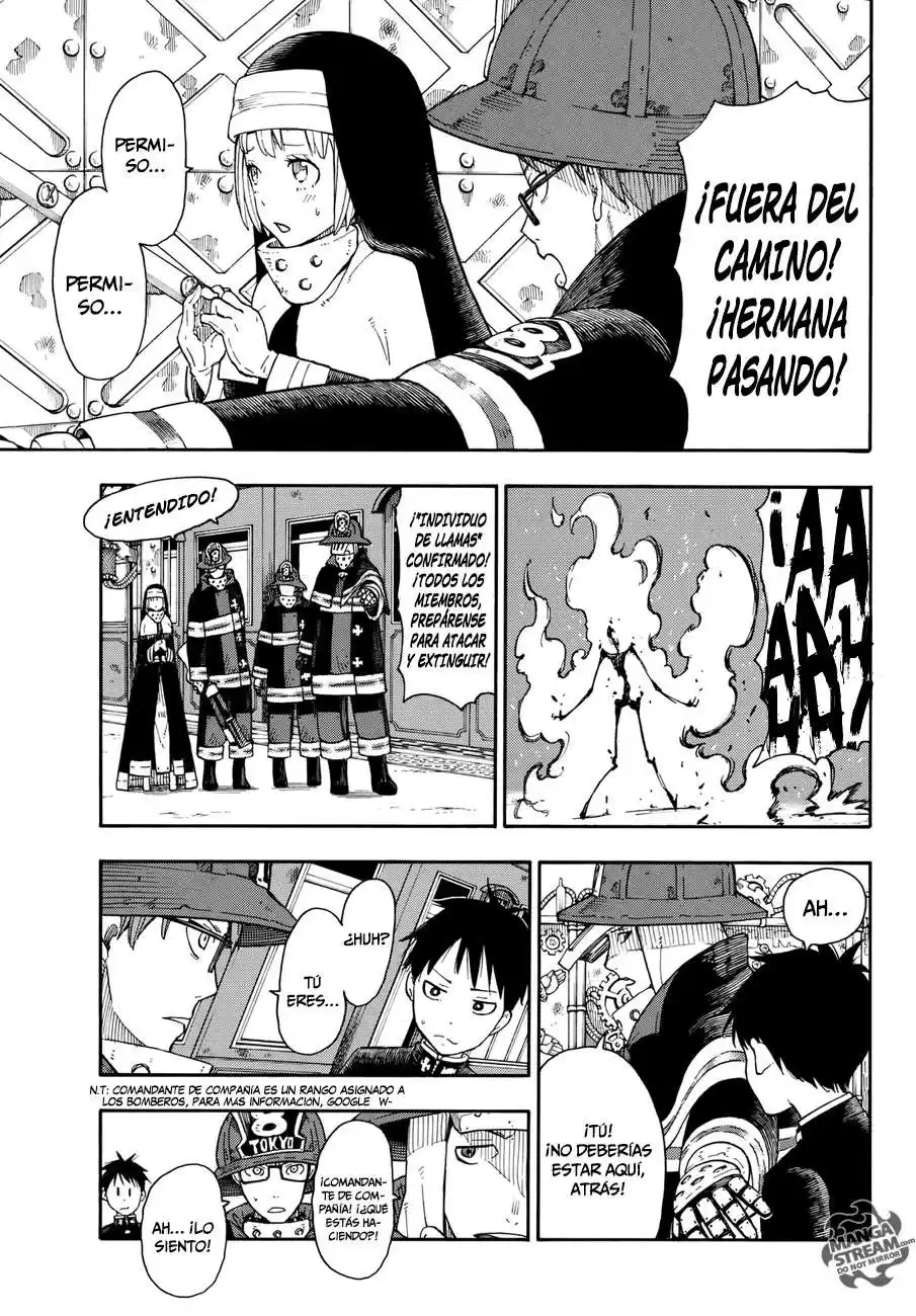 Enen no Shouboutai Capitulo 0: Shinra Kusakabe se une al Escuadrón página 21