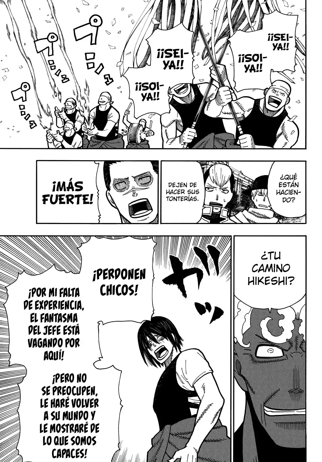 Enen no Shouboutai Capitulo 229: Carga El Nichirin En La Espalda página 4