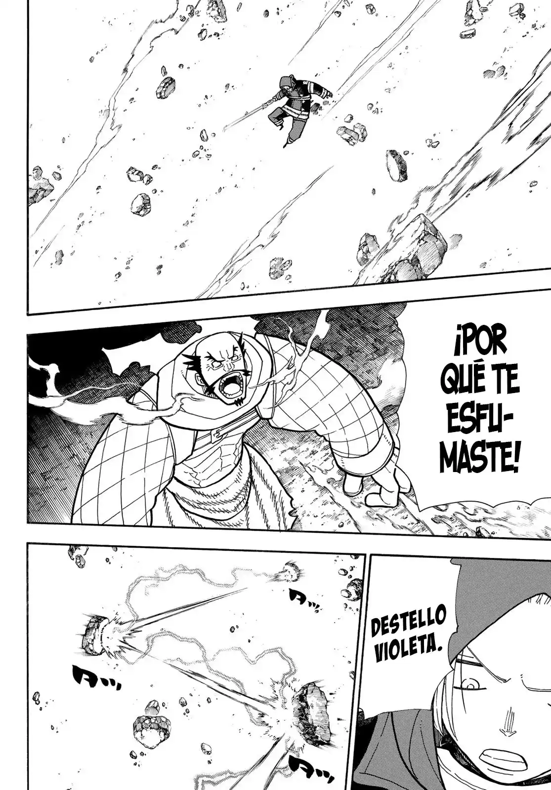 Enen no Shouboutai Capitulo 245: El Dragón vs El Caballero, La Revancha página 12