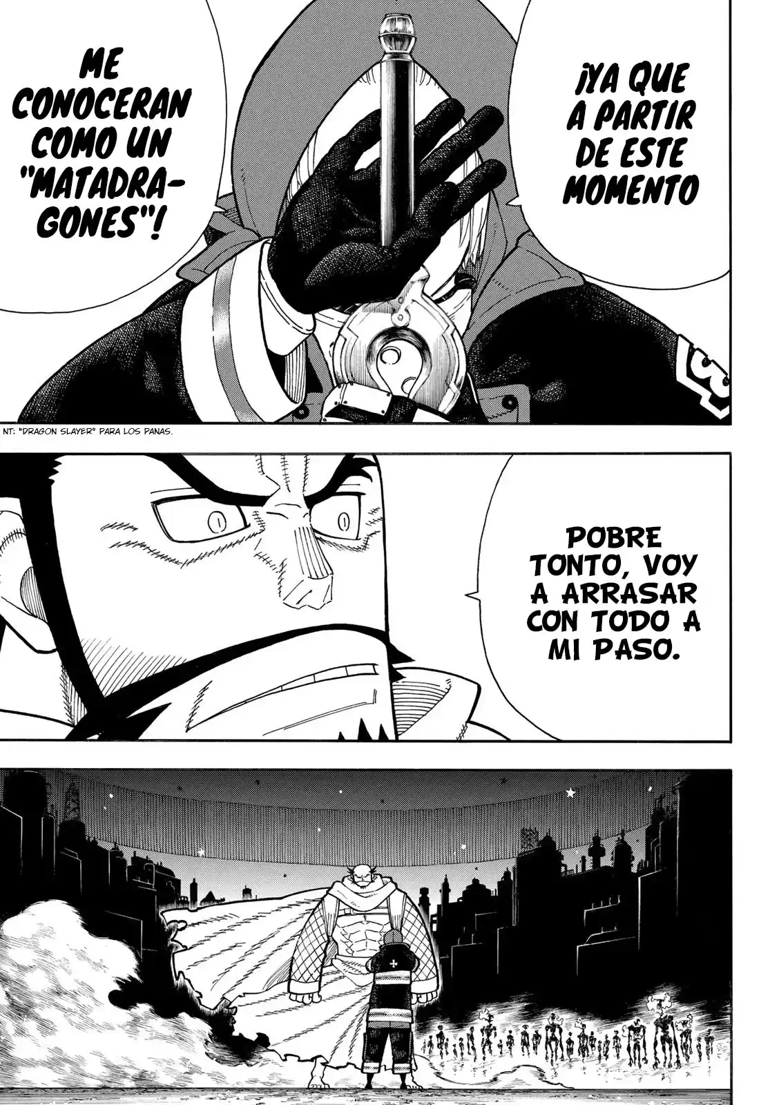 Enen no Shouboutai Capitulo 245: El Dragón vs El Caballero, La Revancha página 6