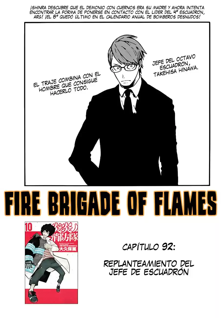 Enen no Shouboutai Capitulo 92: Replanteamiento del jefe de escuadrón página 2