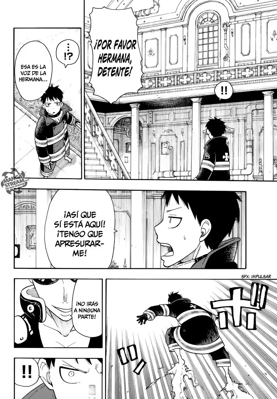 Enen no Shouboutai Capitulo 17: Shinra VS. Hibana página 8