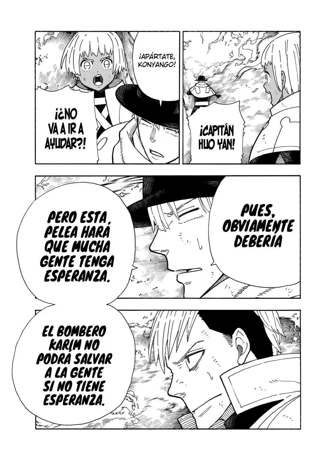 Enen no Shouboutai Capitulo 260: El Auténtico Hielo y Flama página 4