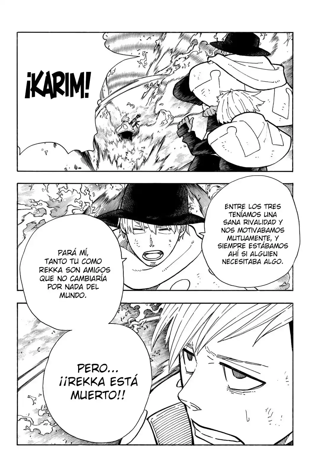 Enen no Shouboutai Capitulo 260: El Auténtico Hielo y Flama página 5