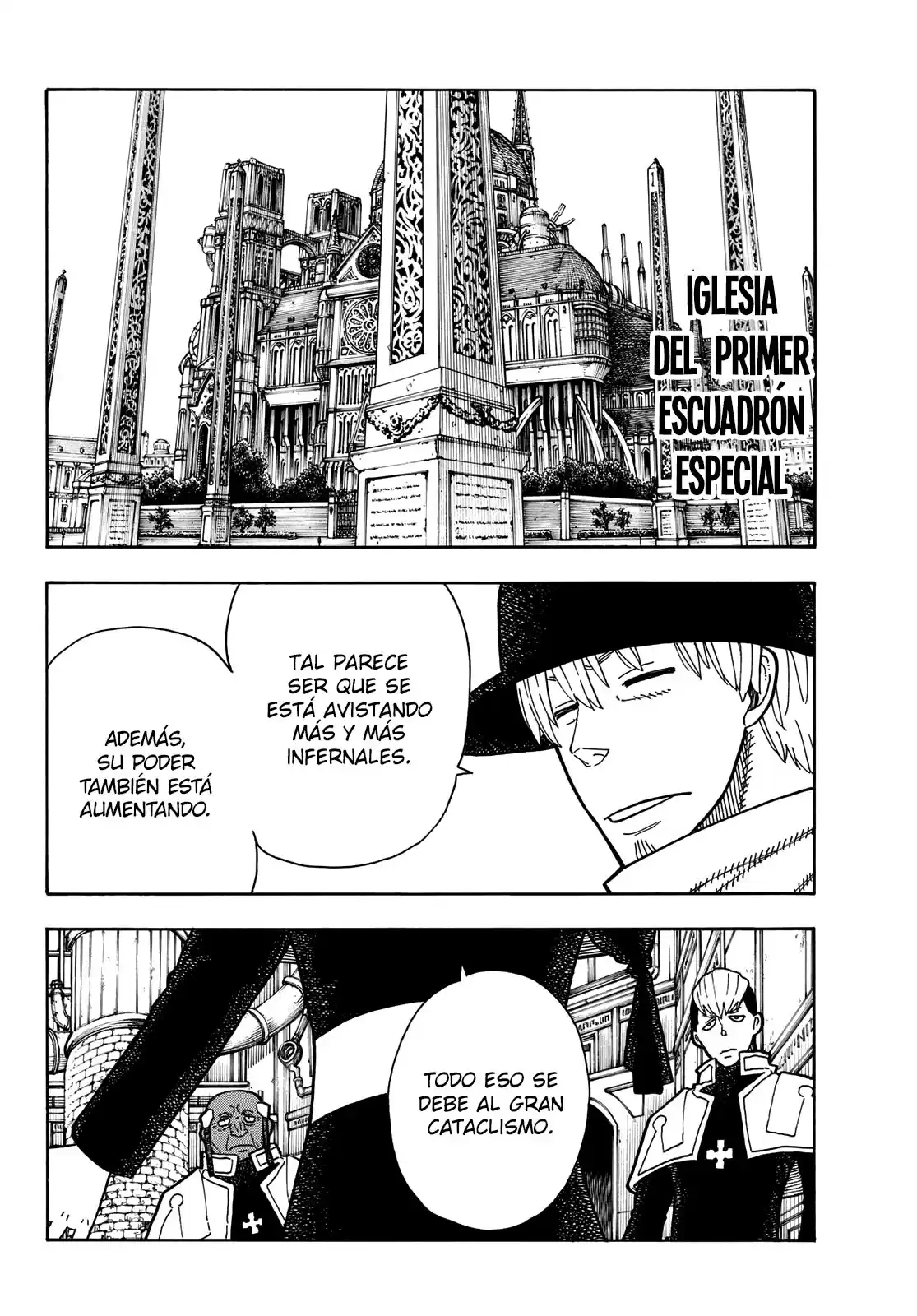 Enen no Shouboutai Capitulo 222: El Retorno Del Primer Escuadrón página 3