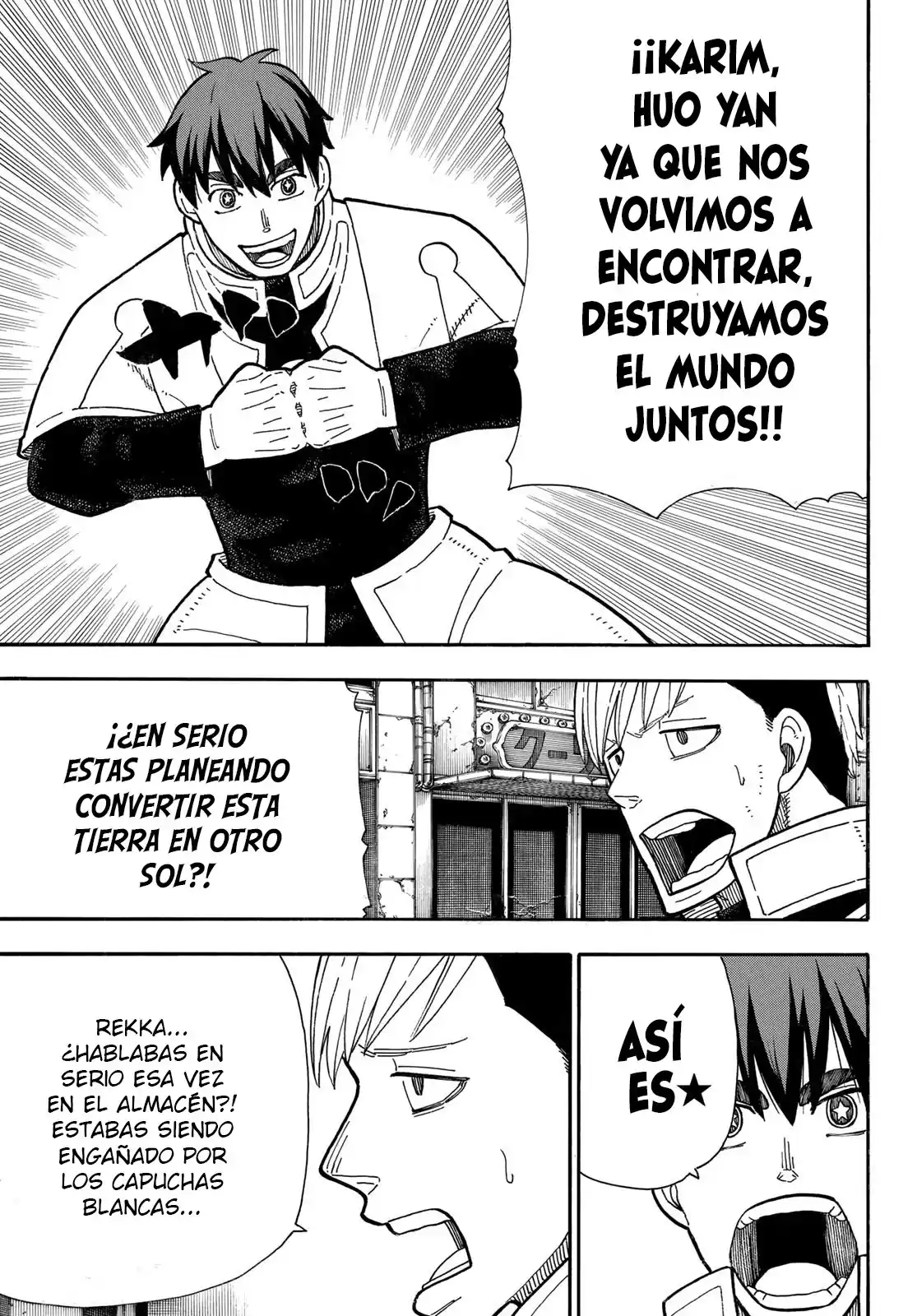 Enen no Shouboutai Capitulo 257: El Bastardo Entusiasta Desesperado página 7