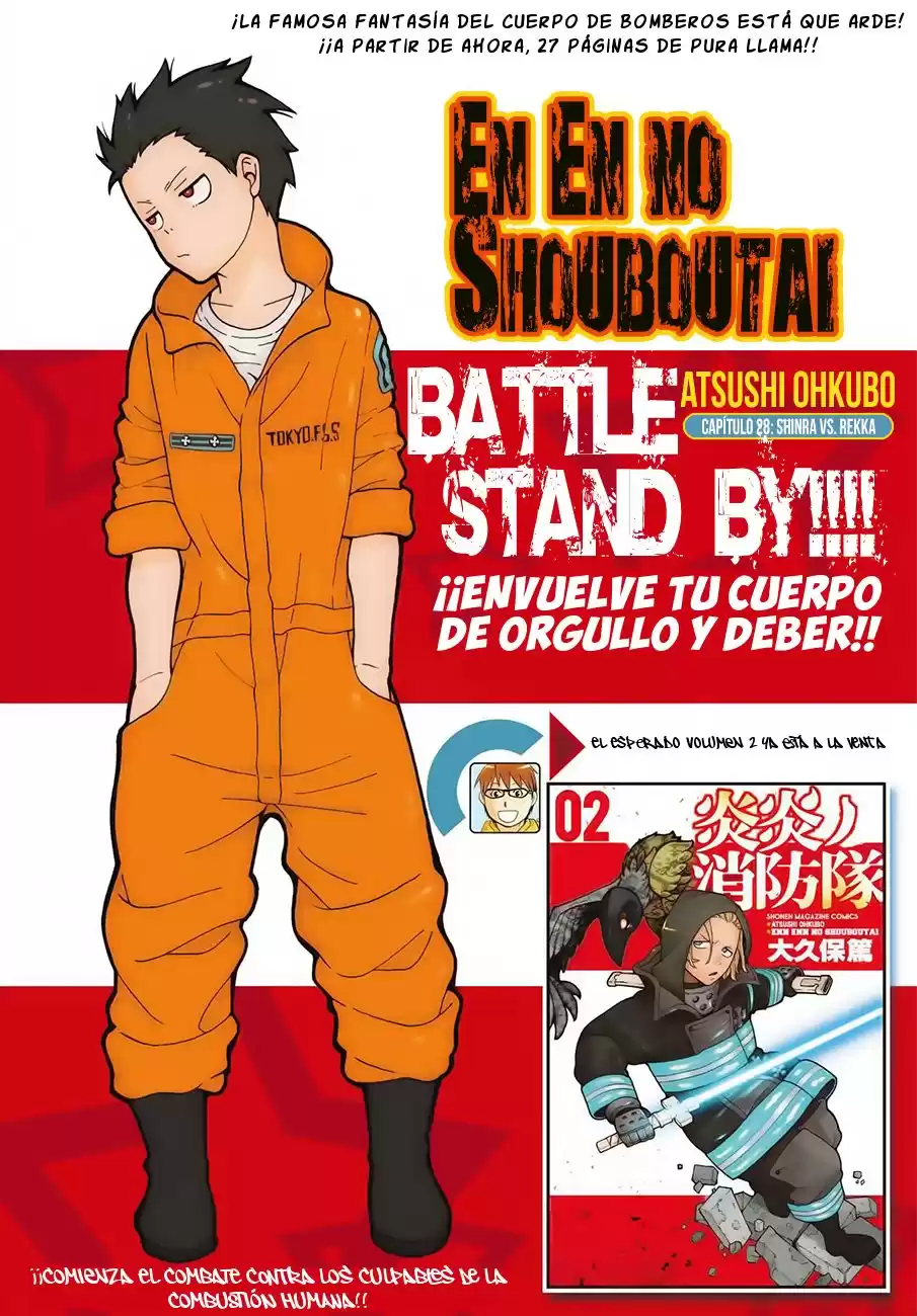 Enen no Shouboutai Capitulo 28: Shinra vs Rekka página 2