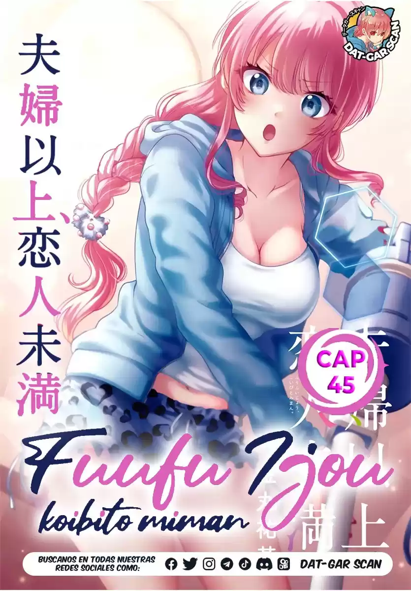 Fuufu Ijou, Koibito Miman. Capitulo 45 página 1