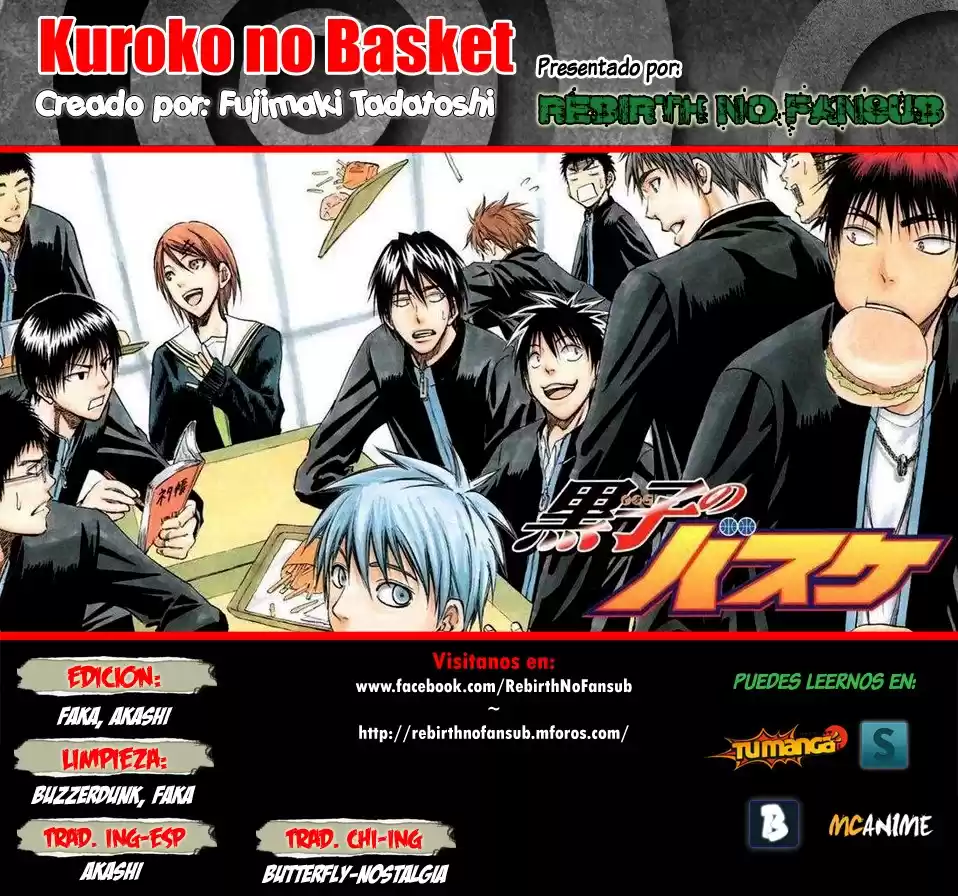 Kuroko no Basket Capitulo 222 página 1