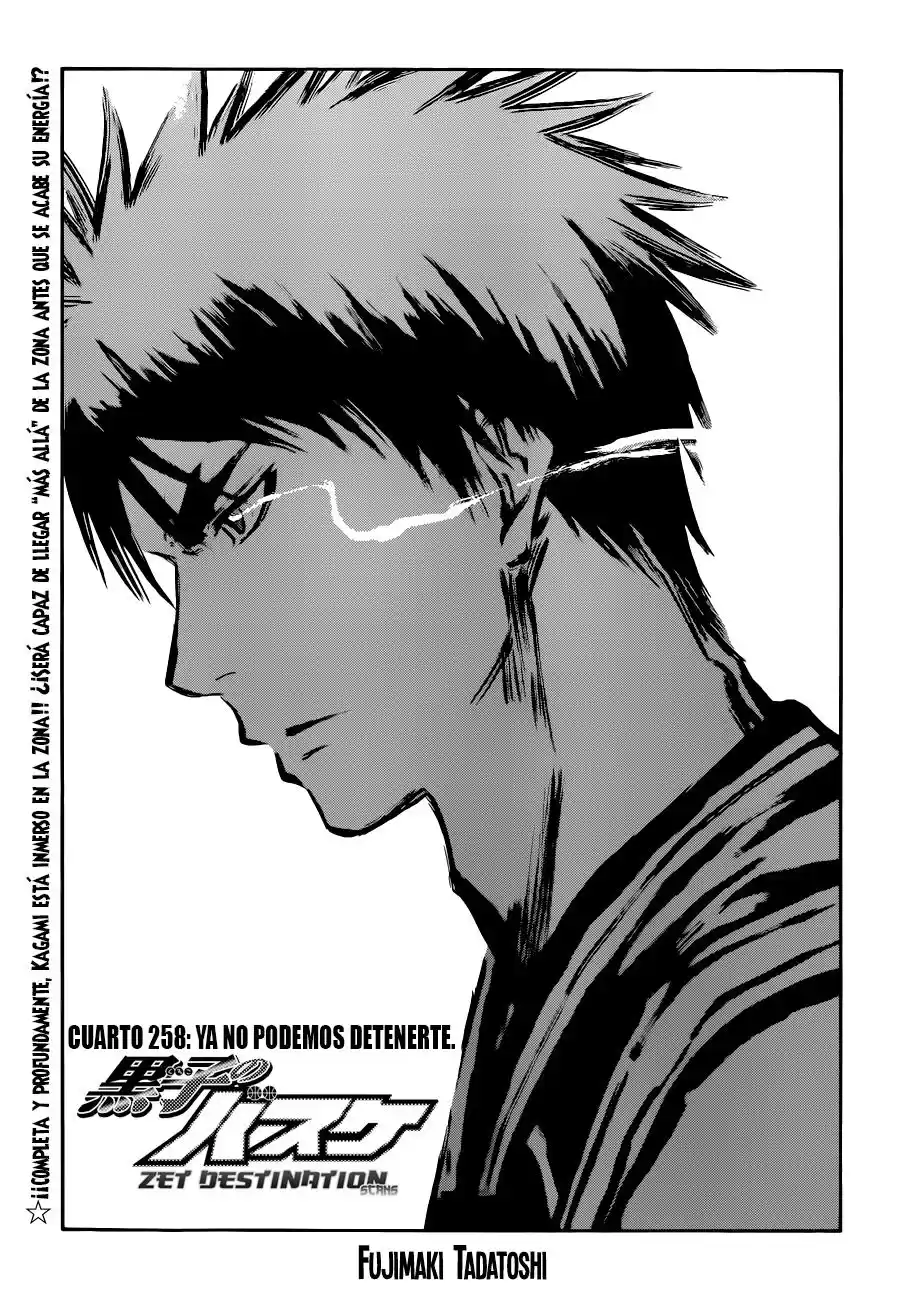 Kuroko no Basket Capitulo 258: Ya no podeos detenerte página 4