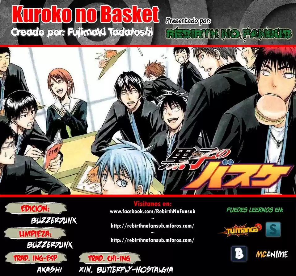 Kuroko no Basket Capitulo 212 página 1