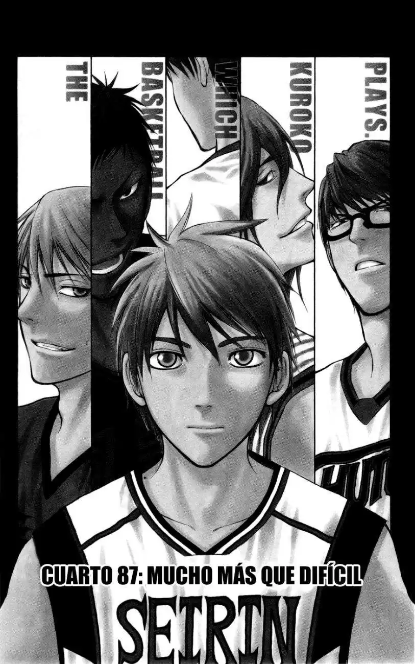 Kuroko no Basket Capitulo 87 página 1