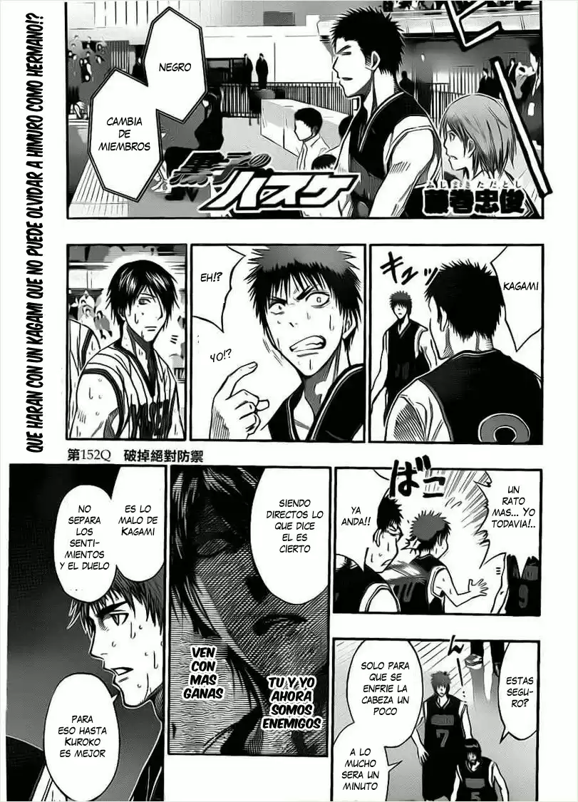 Kuroko no Basket Capitulo 152 página 2