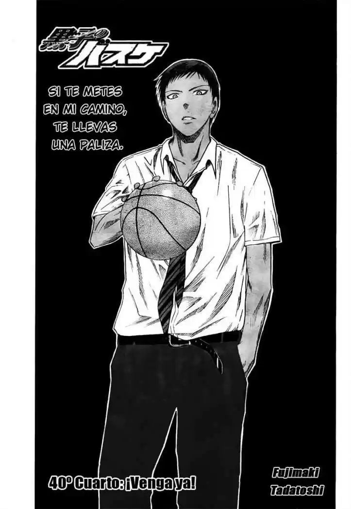 Kuroko no Basket Capitulo 40 página 3