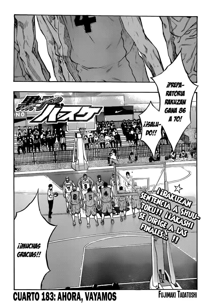 Kuroko no Basket Capitulo 183 página 3