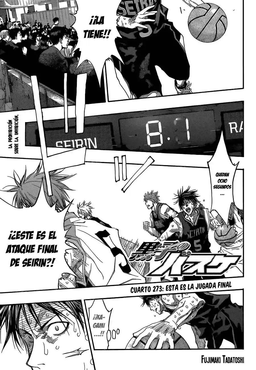 Kuroko no Basket Capitulo 273: Esta es la jugada final página 1