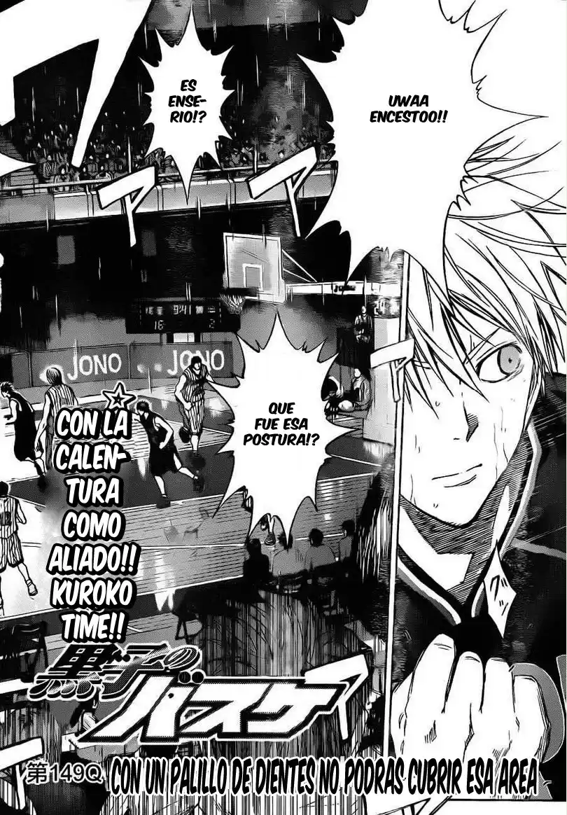 Kuroko no Basket Capitulo 149 página 3