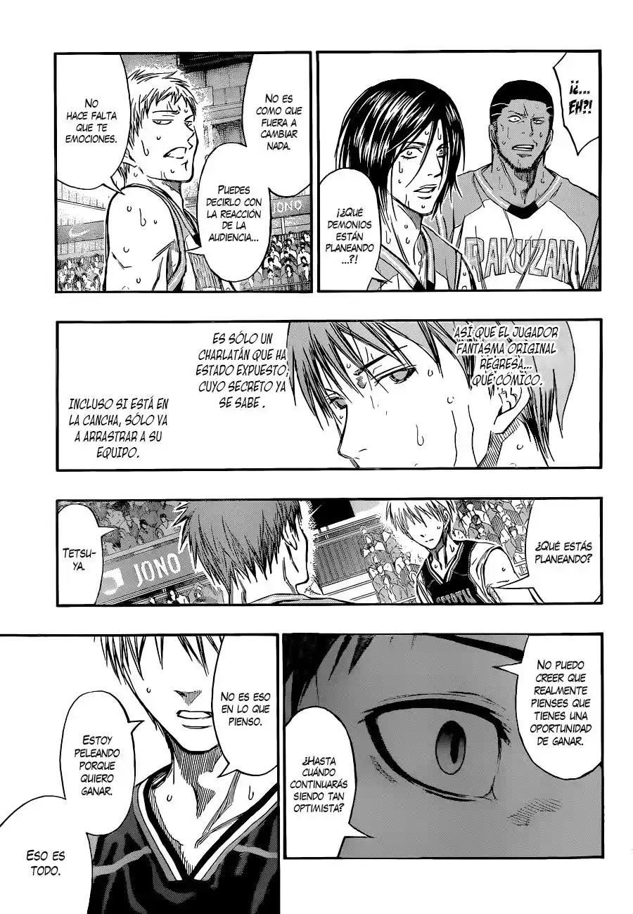 Kuroko no Basket Capitulo 248: No tengo ganas de rendirme todavia página 4