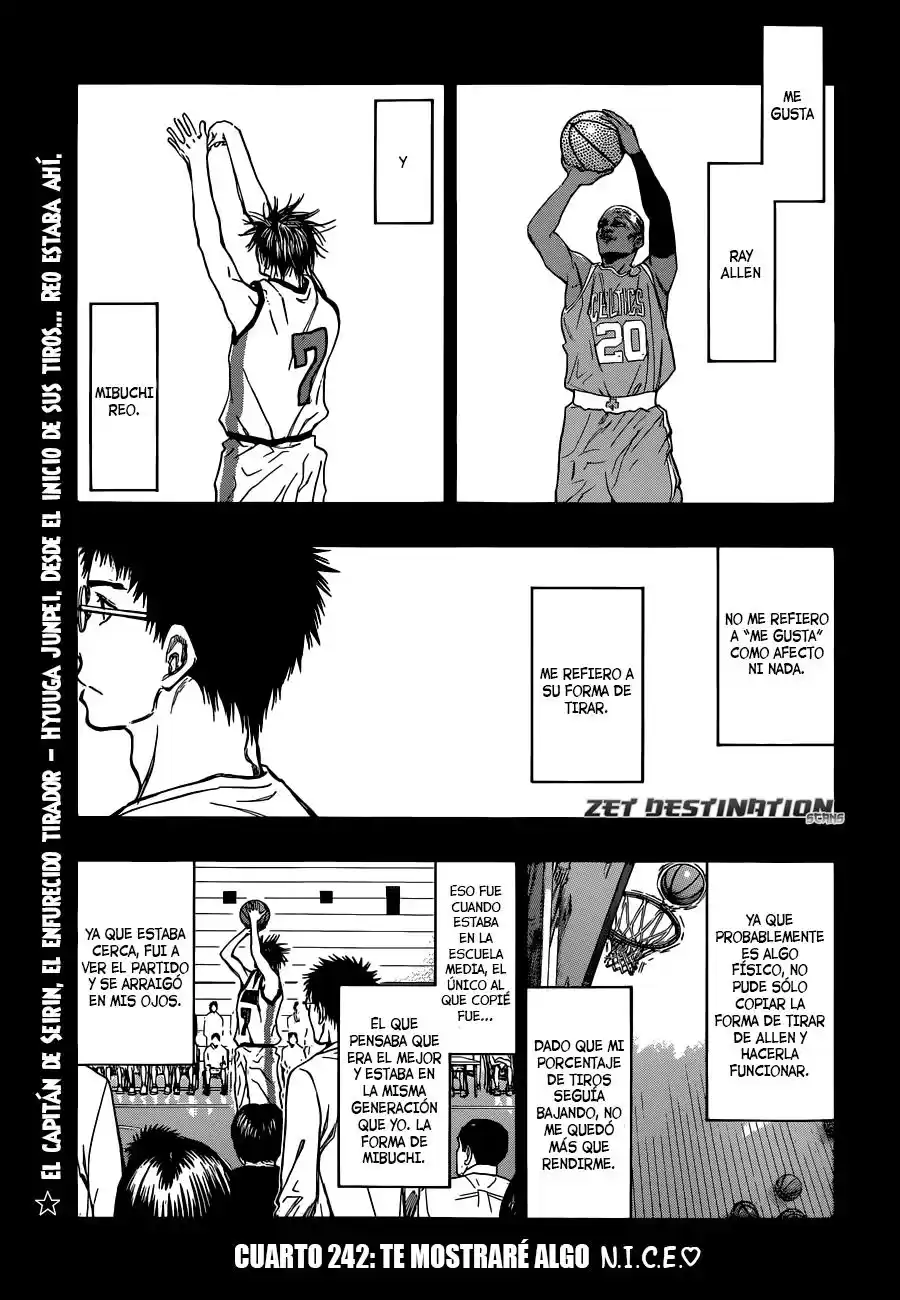 Kuroko no Basket Capitulo 242: Te mostrare algo N.I.C.E página 4