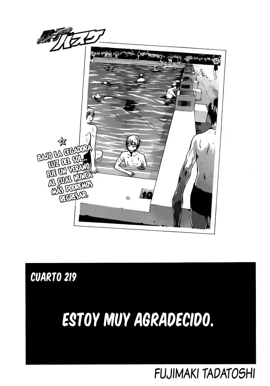 Kuroko no Basket Capitulo 219 página 2