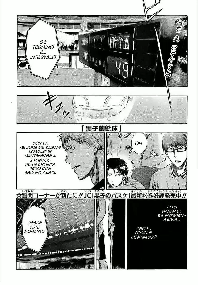 Kuroko no Basket Capitulo 125 página 1