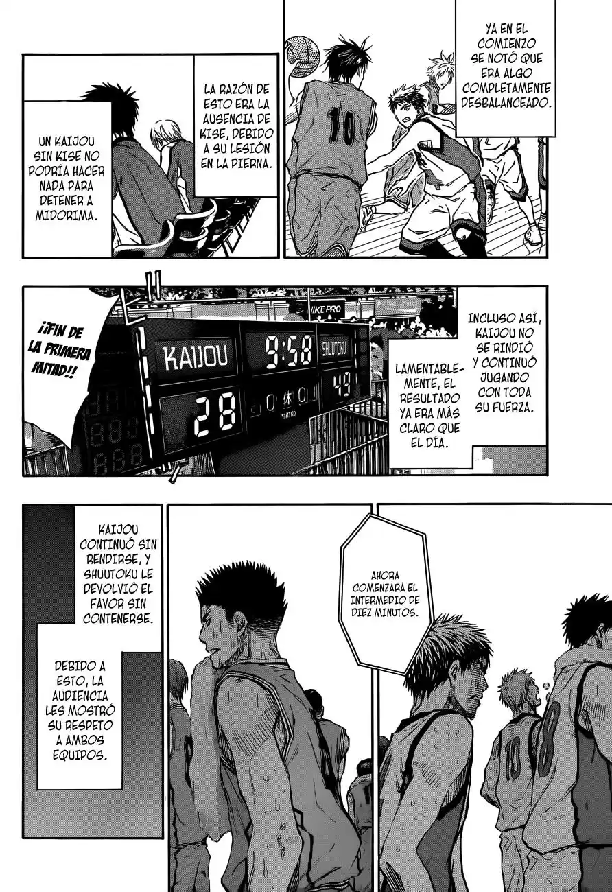 Kuroko no Basket Capitulo 230: Acepto su desafio página 11