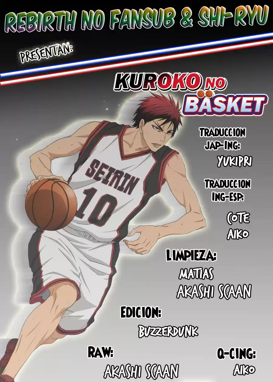 Kuroko no Basket Capitulo 185 página 1