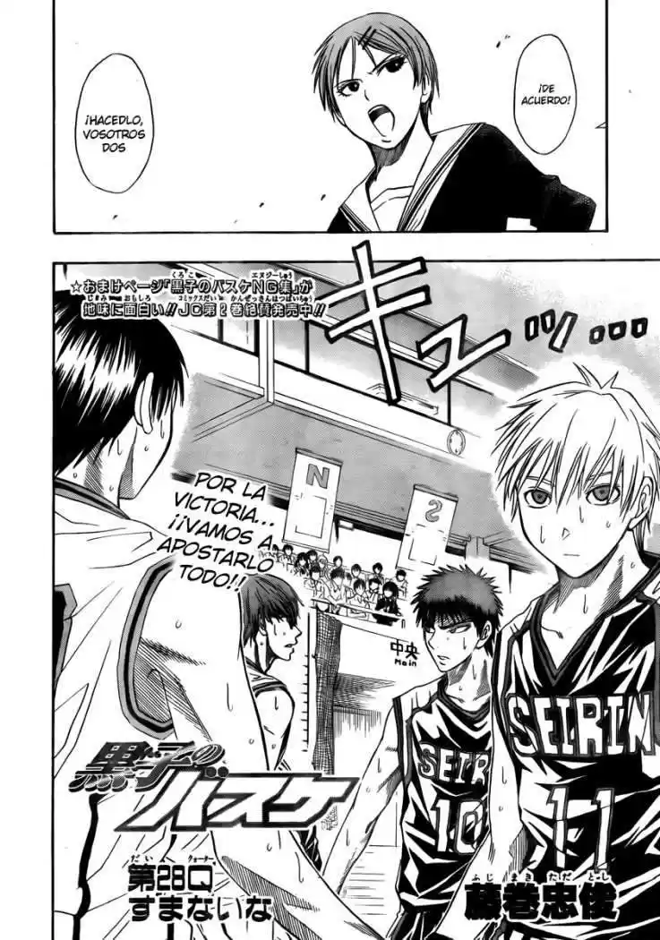 Kuroko no Basket Capitulo 28 página 2