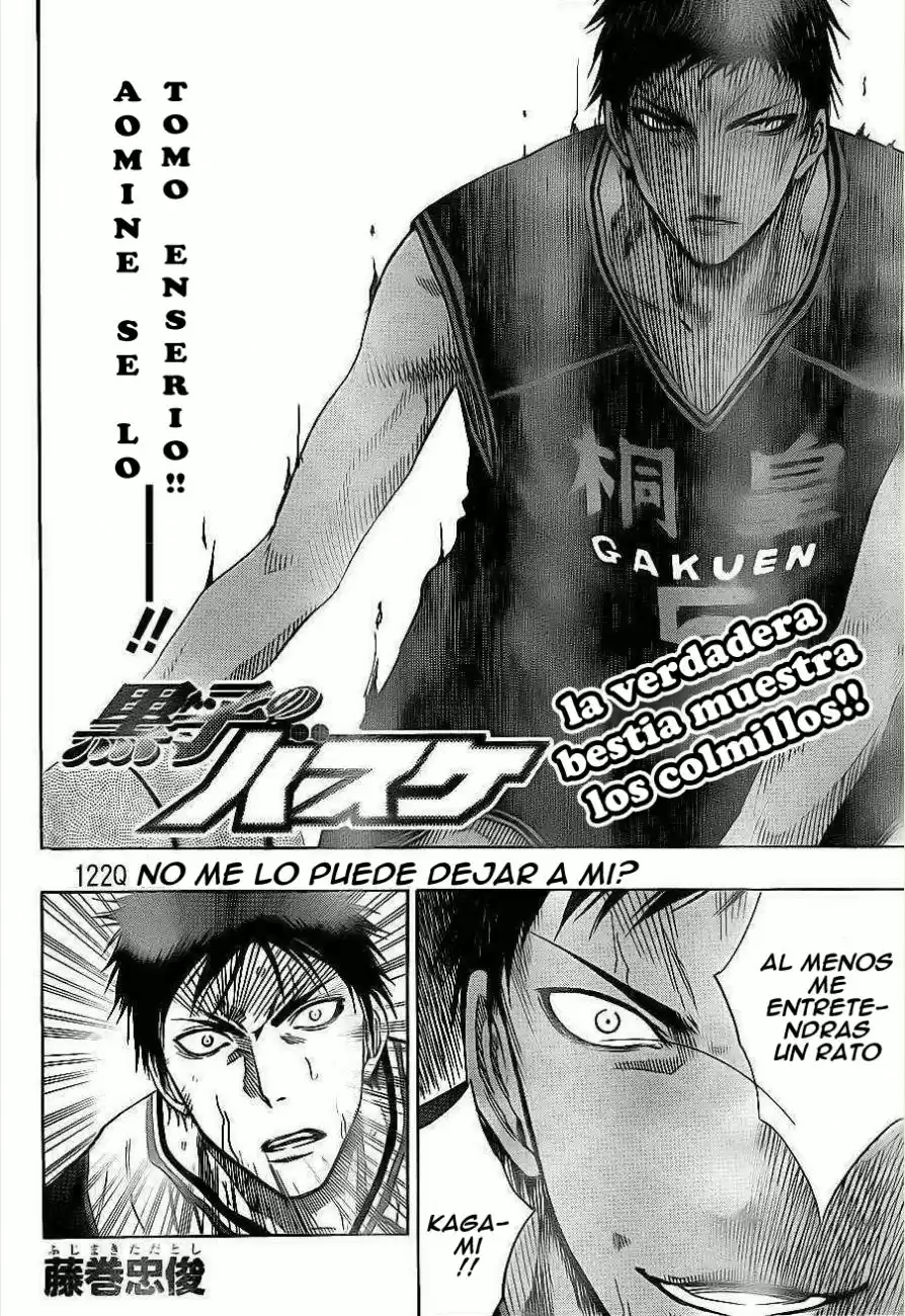 Kuroko no Basket Capitulo 122 página 2