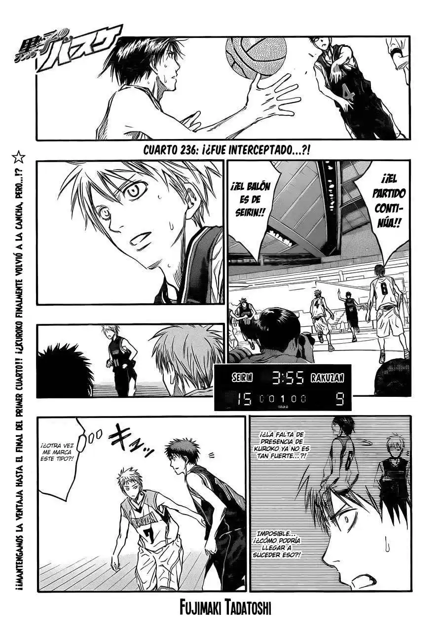 Kuroko no Basket Capitulo 236: ¿Lo Han... detenido página 2