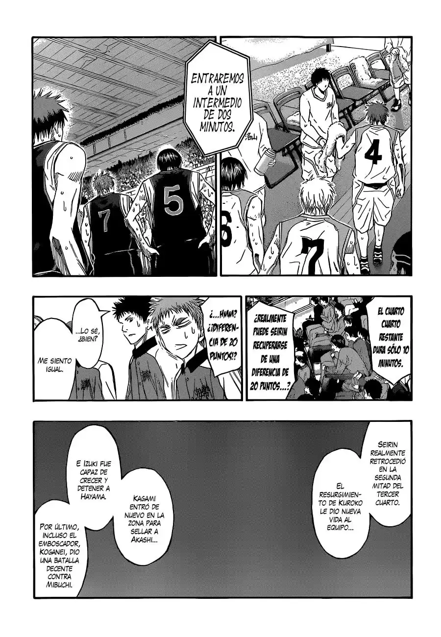 Kuroko no Basket Capitulo 257: ¡¡Hagamos eso rakuzan!! página 4