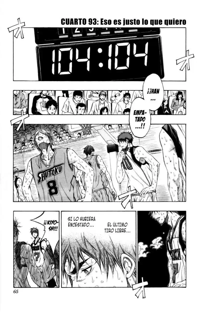 Kuroko no Basket Capitulo 93 página 1