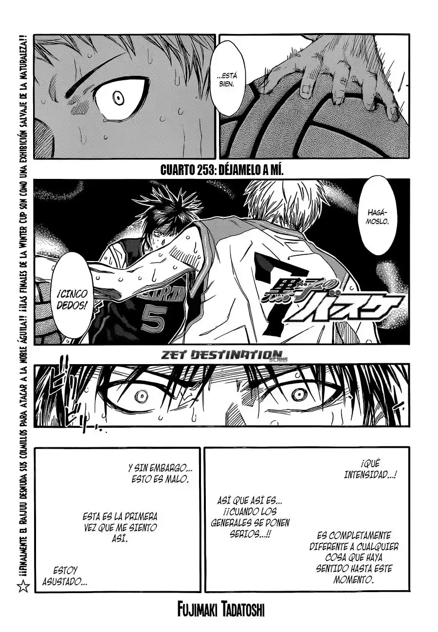 Kuroko no Basket Capitulo 253: Todavia tengo un uso para ti página 2