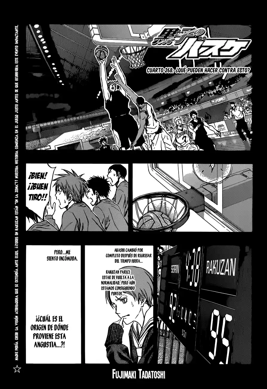 Kuroko no Basket Capitulo 268: ¿Qué pueden hacer contra esto? página 1