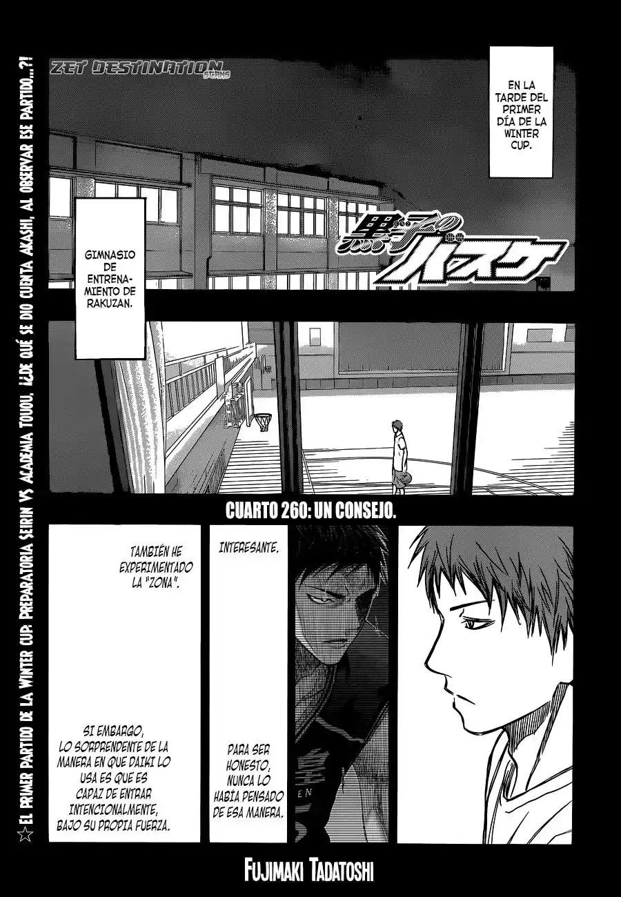 Kuroko no Basket Capitulo 260: Un consejo página 2