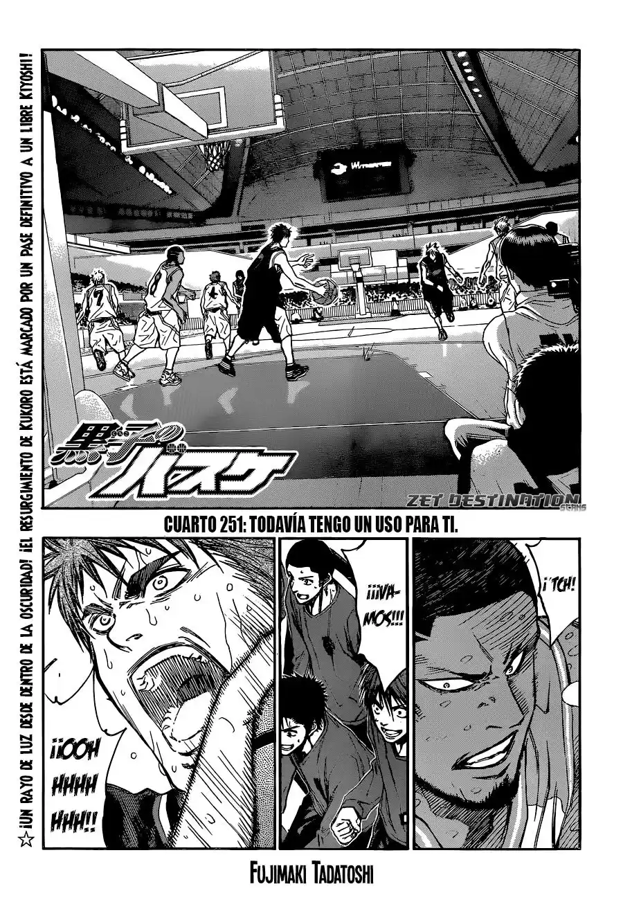 Kuroko no Basket Capitulo 251: Toavia tengo un uso para ti página 2