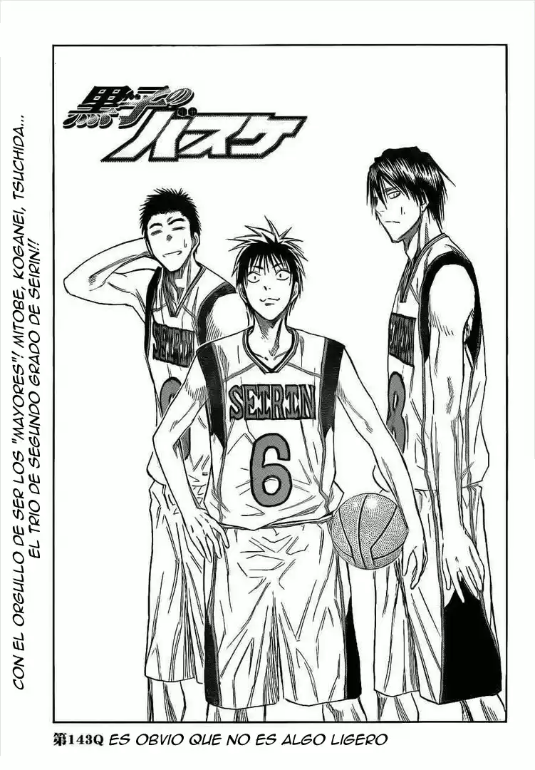 Kuroko no Basket Capitulo 143 página 1