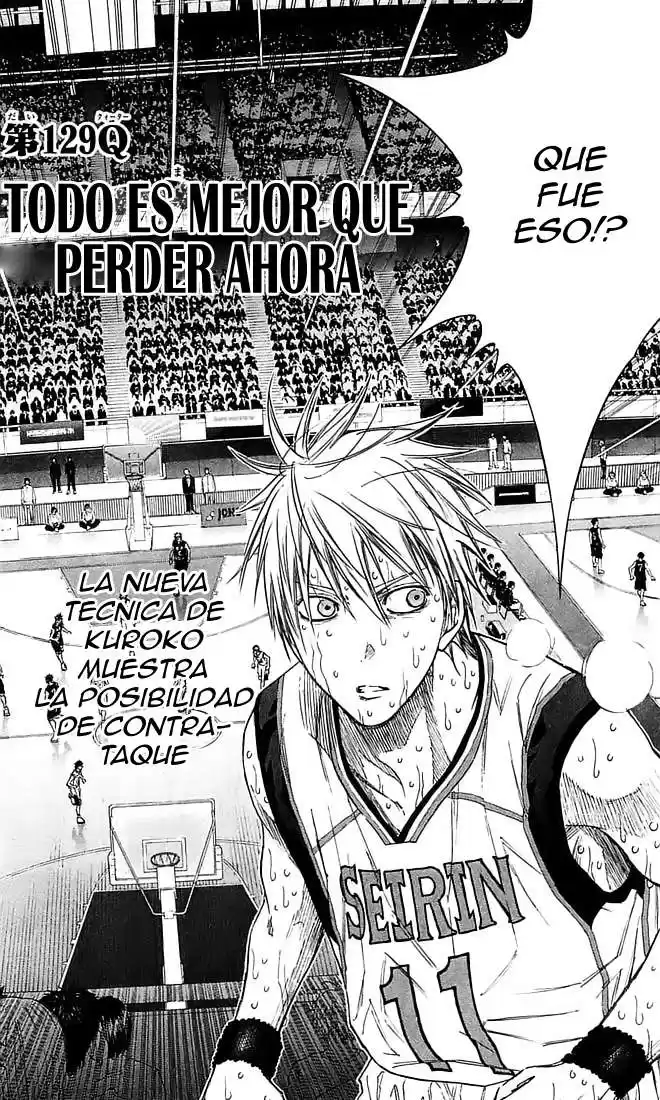 Kuroko no Basket Capitulo 129 página 3