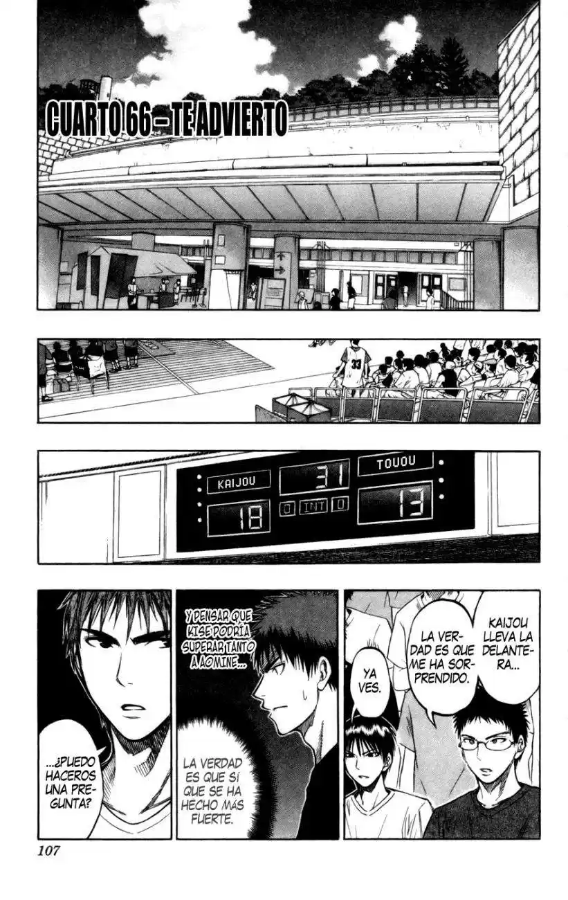 Kuroko no Basket Capitulo 66 página 1