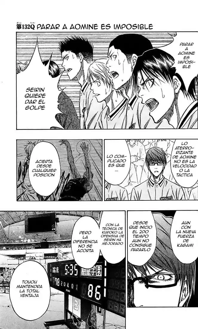 Kuroko no Basket Capitulo 132 página 1