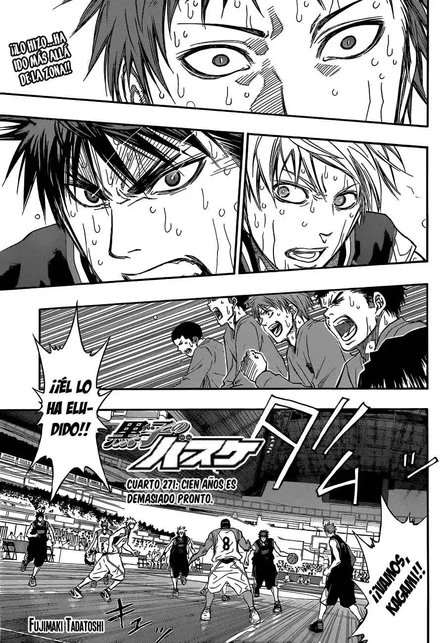 Kuroko no Basket Capitulo 271: Cien años es demasiado pronto página 1