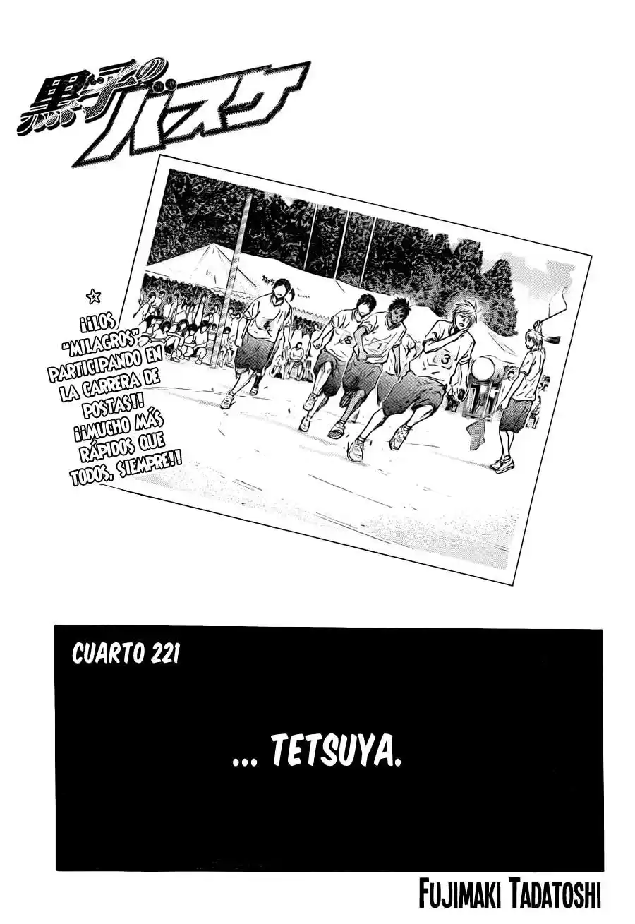 Kuroko no Basket Capitulo 221 página 2