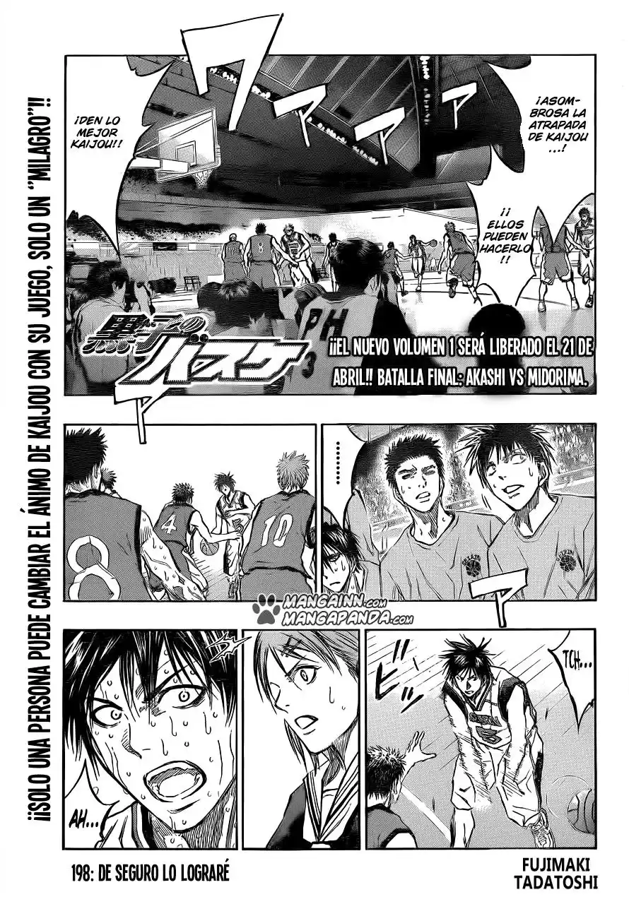 Kuroko no Basket Capitulo 198 página 2