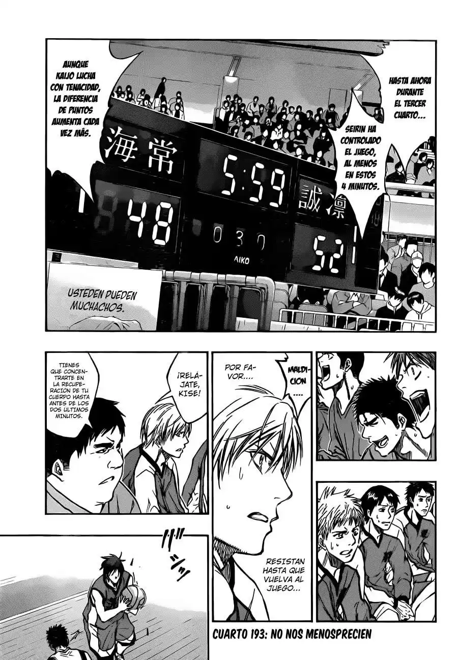 Kuroko no Basket Capitulo 193 página 4